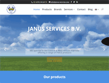 Tablet Screenshot of janus-services.com
